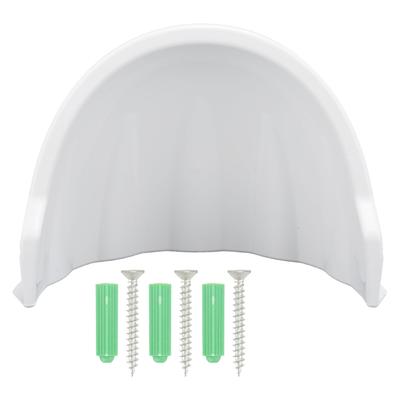 ABS Plastic Sun Rain Shade Outdoor Security Camera Cover Shield for Outdoor Camera White