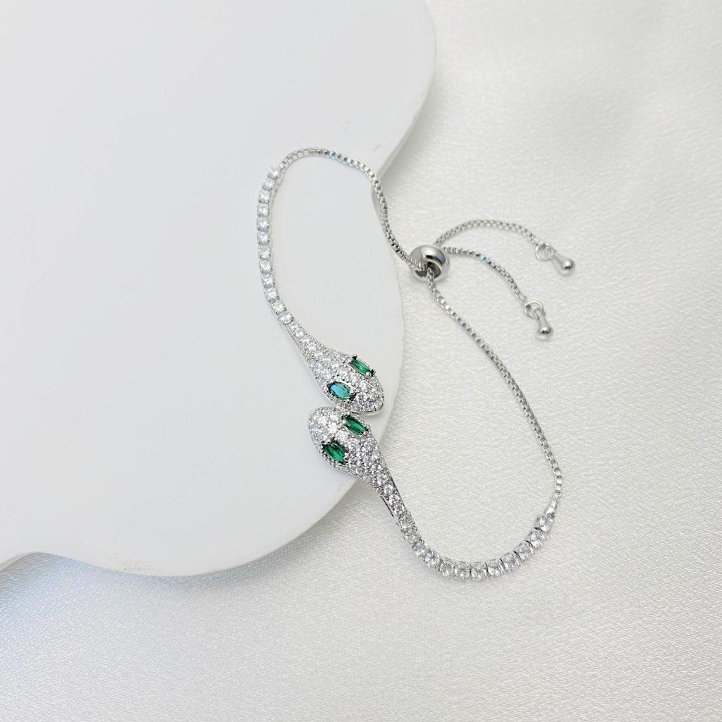 New 2023 Elegant Moissanite Diamond Bracelet for Women - Cold Style Niche Design