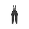 Solid Color Loose Fit Overalls Women Overalls Black AR4540-010