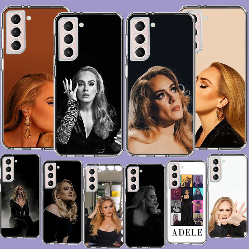 Singer A-Adele Phone Case For Samsung A16 A26 A36 A56 A17 A15 A25 A35 A55 A14 A24 A34 A54 A04S A05S Galaxy Note 20 10 9 8 A9 A8