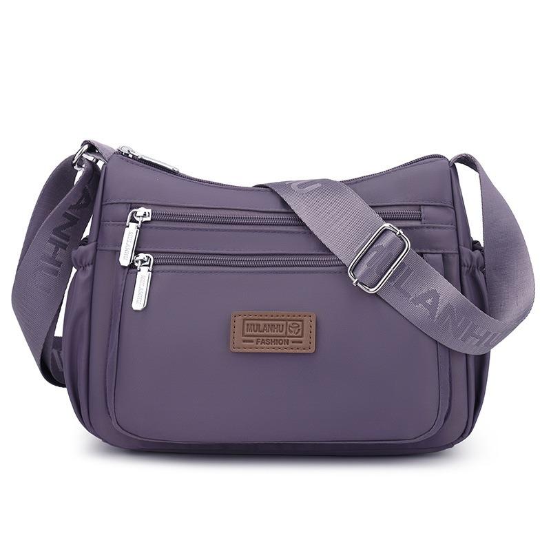 Mu Lanhu Casual Bag Spring New Lightweight Messenger Bag Trendy Multi-pocket Shoulder Nylon Women's Bag