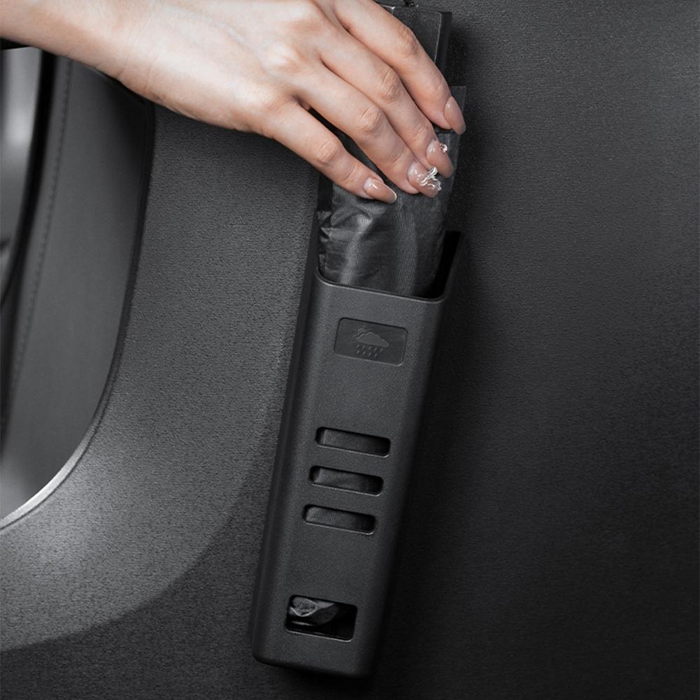 Car Trunk Umbrella Holder Organizer Back Seat Door Side Hanging Storage Box Anti-drip Umbrella Stand Auto Interior Accessories