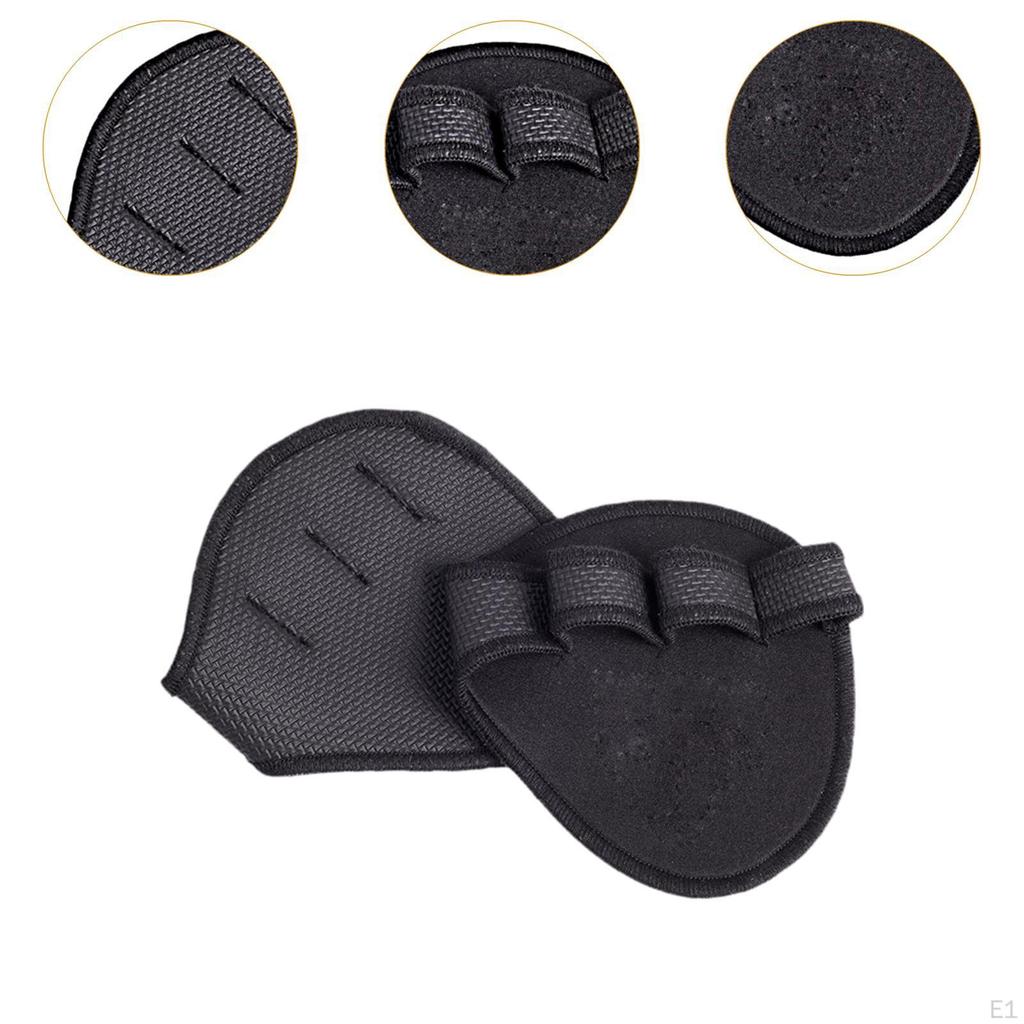 2x Grip Pads Hand Protector Gloves Lifting Grips for Powerlifting Palm