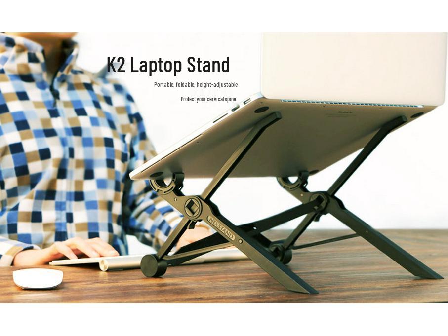 Support d'ordinateur portable pliable et réglable Nexstand K2