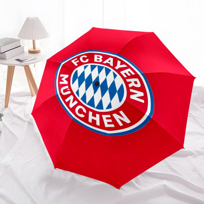 1pc B-Bayern Munich Umbrella, Sun Protection, And UV Shielding. It Has Eight Sturdy Ribs for Outdoor Use And Perfect As a Holiday Gift