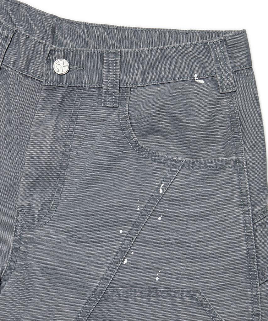 Nomaenyueol Painted Double Knee Shorts - Washed Gray