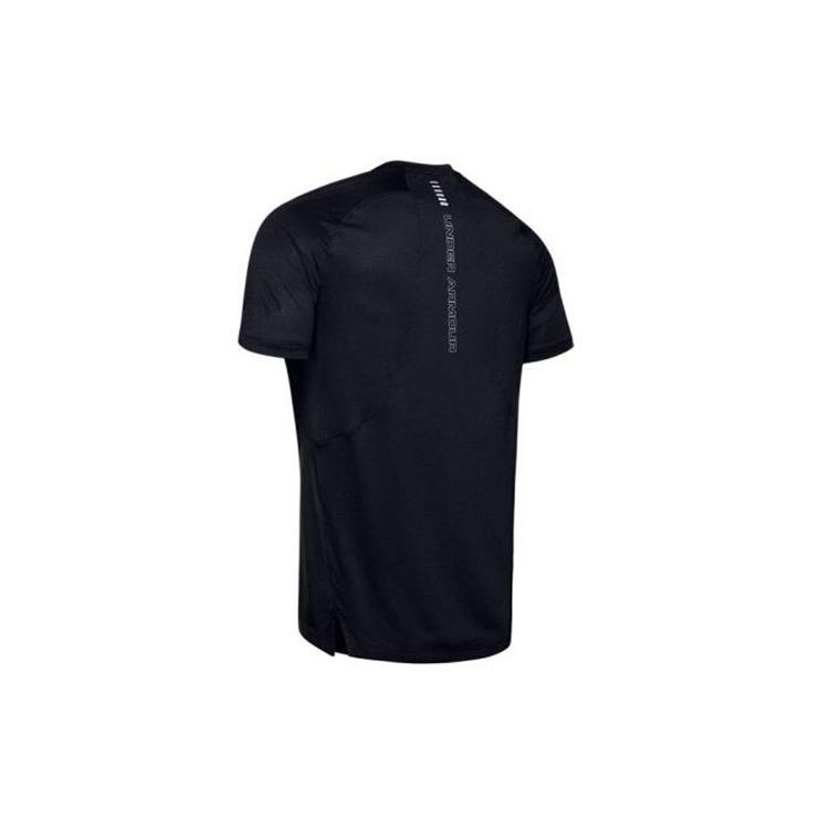 Under Armour Qualifier Iso-Chill Mesh Short Sleeve Running Fitness Shirt Men Tops Black 1353467-001
