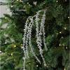 Hanging Vine Shape Christmas Pick Branch Glitter Artificial Xmas Floral Pick  Table Centerpiece