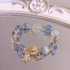 Xiaohongshu New Chinese Amethyst Beaded Bracelet Light Luxury Niche Exquisite Fairy Bracelet Girlfriend Gift
