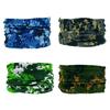 4 Novelty Seamless Bandana Balaclava Face Cover Mask Shield Neck Gaiter Reusable Breathable Dustproof Windproof Unisex Marsh Forest Ocean Digital