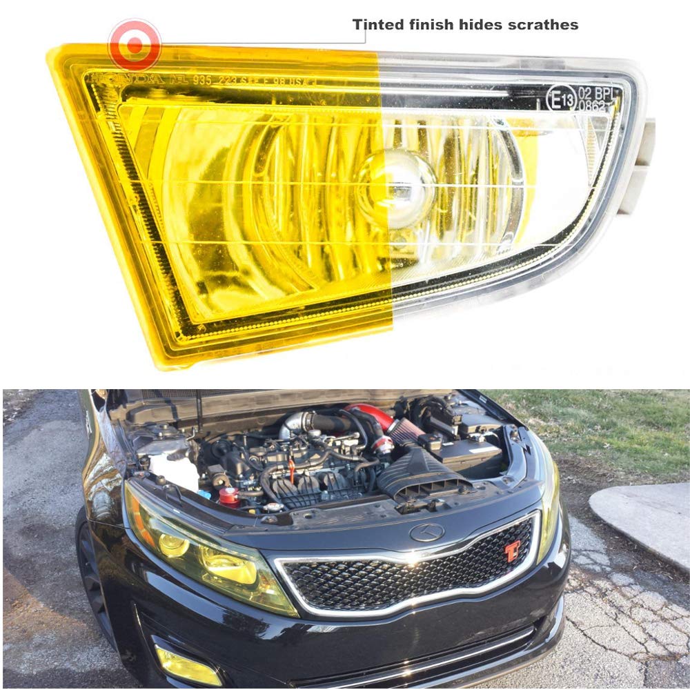 Ilmondomall Headlight Film Tail Lamp Film Fog Light Film Yellow (030x200cm, Yellow)
