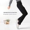 Qisu Men's Tailored Lightweight Quick-Dry Straight Leg Casual Pants