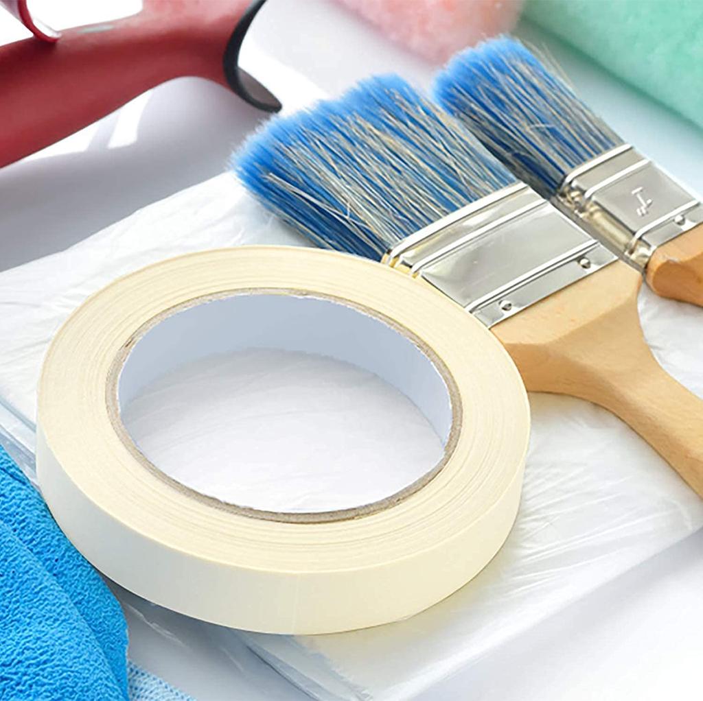 Masking Tape, White, Wide, Masking Tape, Width 1.2 Inches (30 Mm) X Length