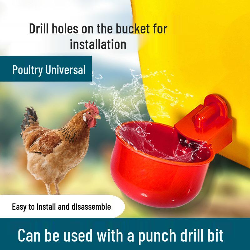 Automatic Poultry Waterer: Large Chicken, Duck, and Pigeon Drinking Bowl