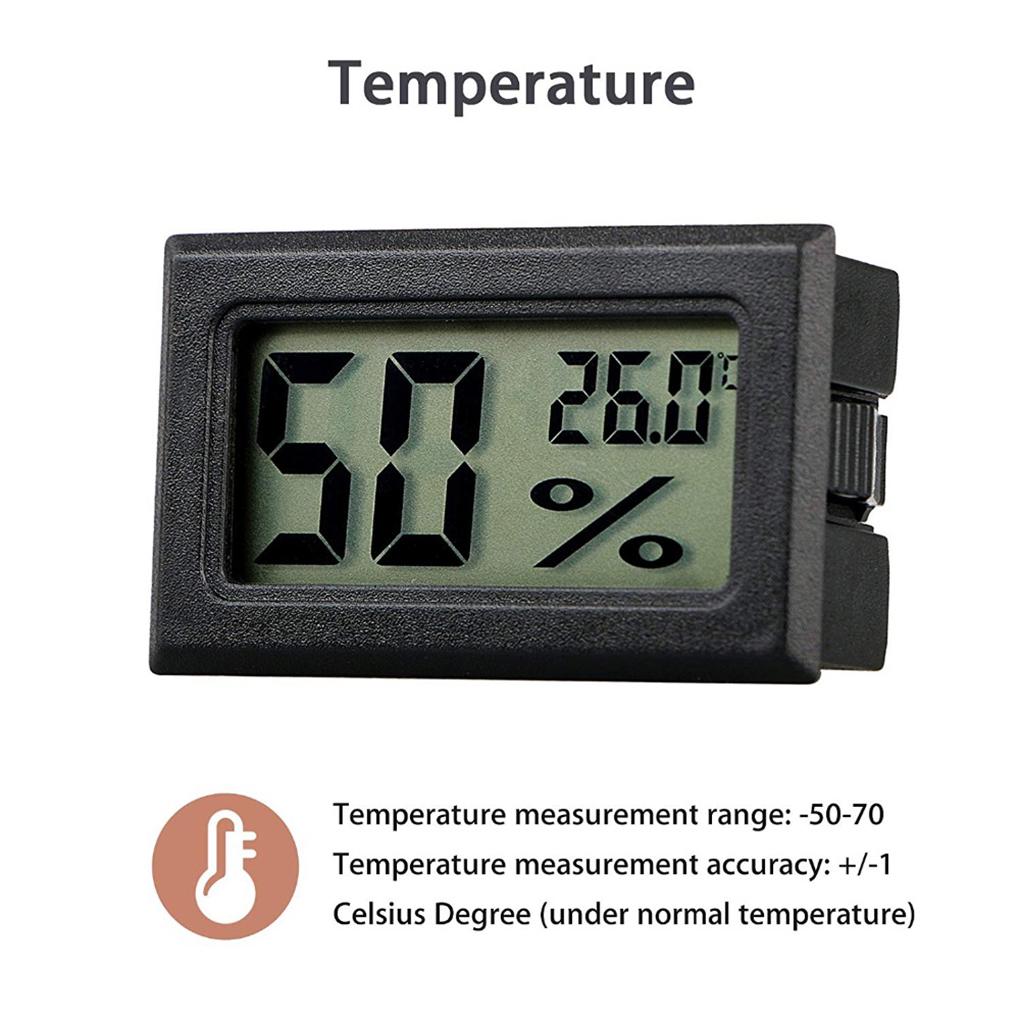 2//5//10PCS Digital LCD Mini Temperature Humidity Meter Thermometer Hygrometer