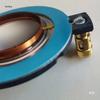 34.4mm High-Power Titanium Tweeter Diaphragm with Pillar Round Wire Voice Coil for Audio Speakers