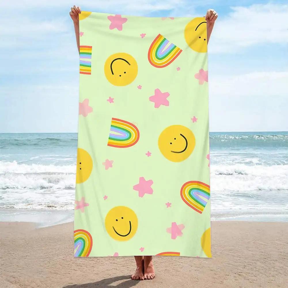 1pcs Queen and King Beach Towels, Ultra-fine Fiber Quick Drying Absorbent Large Beach Towels, Beach Vacation