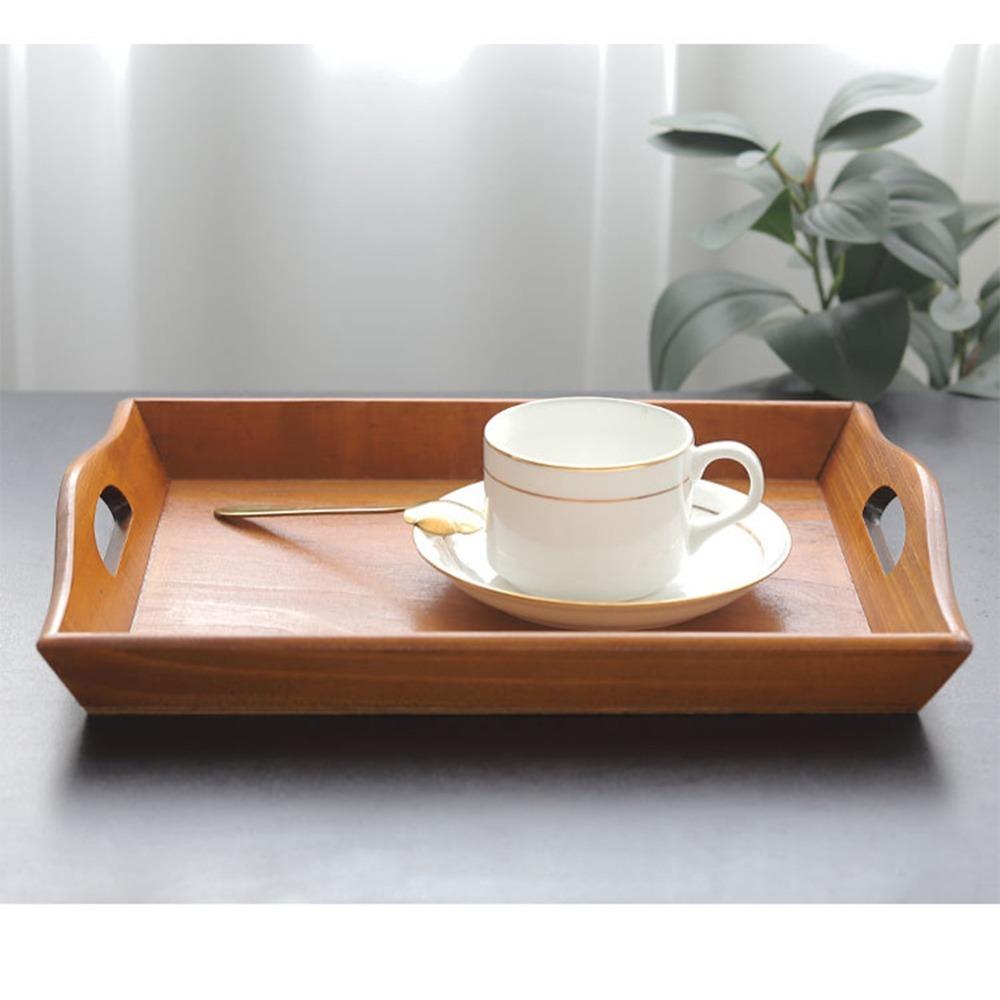 Rectangular Food Serving Tray Smooth Desktop Tray Exquisite Multi Purpose Tray Home Tea Serving