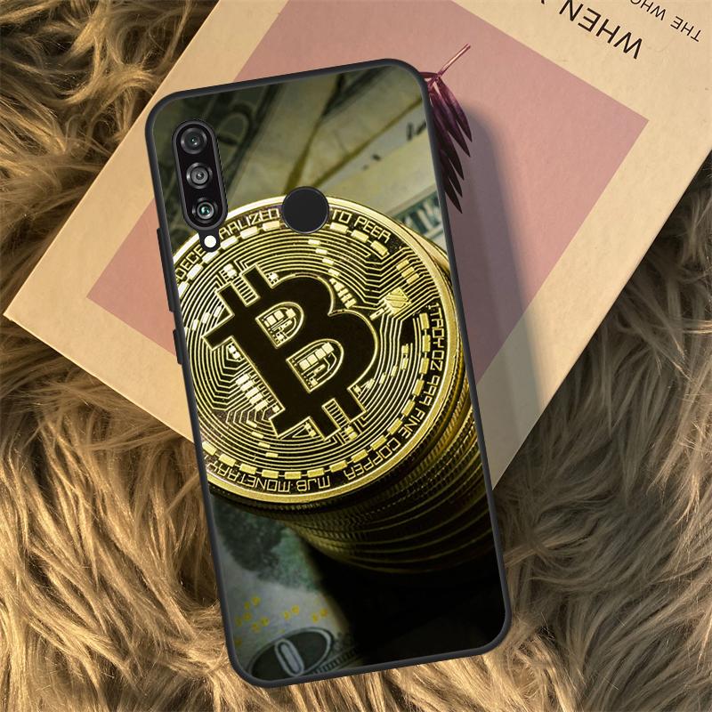 Bitcoin BTC For Huawei Nova Y90 Y60 Y61 Y70 Y72 Y73 Y91 3i 7i 8i 11i 12i 9 10 SE P20 P30 P40 Lite Case