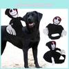 Niedliches Filzstoff Haustier Verwandlungskostüm Halloween Reitoutfit für Katzen und Hunde