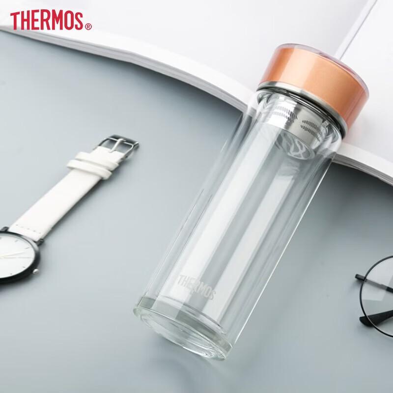 THERMOS Double-Wall Glass Tea Tumbler