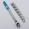 Adjustable Torque Wrench 5-25Nm Preset 72 Tooth Ratchet 0-30mm Rotating Head For Bike Motorcycle Automotive Maintenance