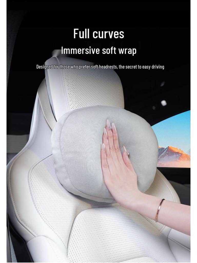 Anpassbares Xiaomi SU7YU7 Auto-Kopfstützkissen - Weiches Wildleder Nackenstütz-Zubehör