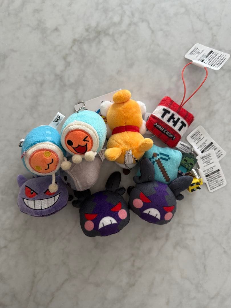 Minecraft Pokemon plush toy set