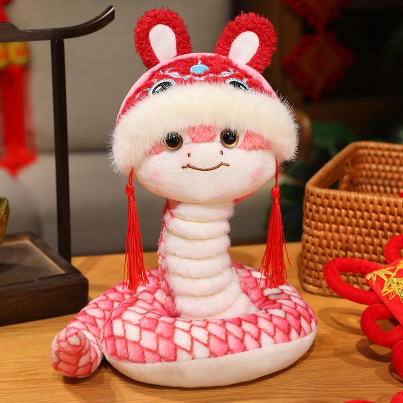 Year Plush Snake Toy Cute Cartoon Girl Children Birthday Decorative Gift Doll