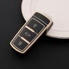 Volkswagen Magotan B7CC Key Case - Gold Edge Design, Protective Shell