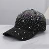 Fashion Diamond Hat Korean Version Trendy Versatile Full Diamond Baseball Cap For Spring Autumn Travel Sun Shading Duckbill Hats