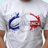 France Rugby Flag White Kids Boys T-Shirt Rugger Top Tee Football Gift Design All Sizes