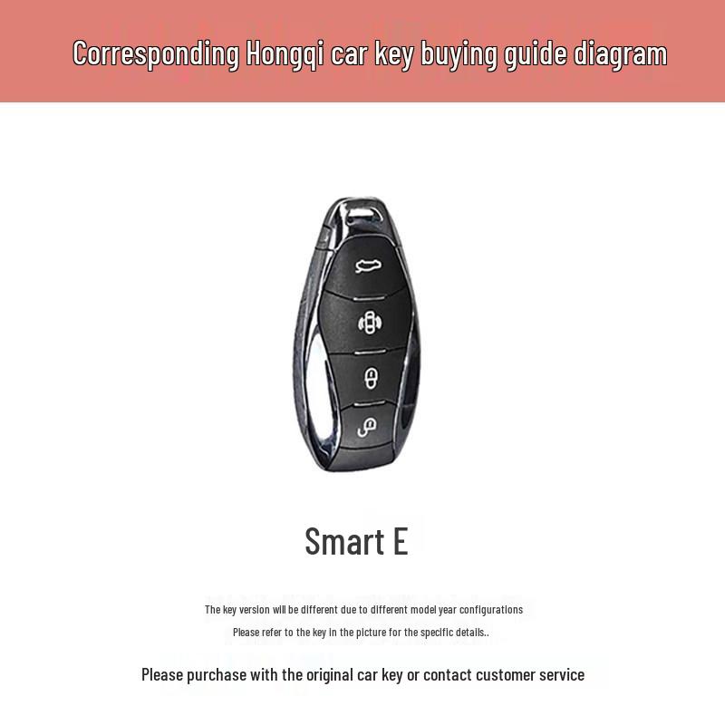 Custom Key Cover for Hongqi Models: H5, HS5, H9, HS3, H7, Tiangong 08, HQ9