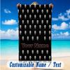 Beach Towel Custom Name Text, Quick Dry Large Towel For Beach HomeScream Ghostface