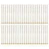 50pcs Ball Head Pins Jewelry Pendant DIY Craft Bead Making Parts Accessory SuppliesGold 30mm   1.18in