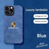 For Porsche Logo Suede All Inclusive Phone Case For iPhone 16 15 13 14 12 Pro Max 8 XR XS 16 Plus 15Pro MAX Cover Shell Stickers