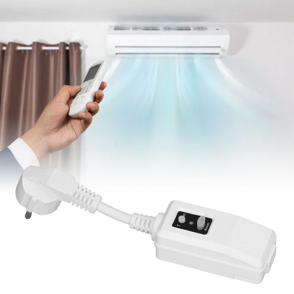 Smart Plug for Conditioner, Wiring Plug Grounding Type Plug 16A Output Adapter