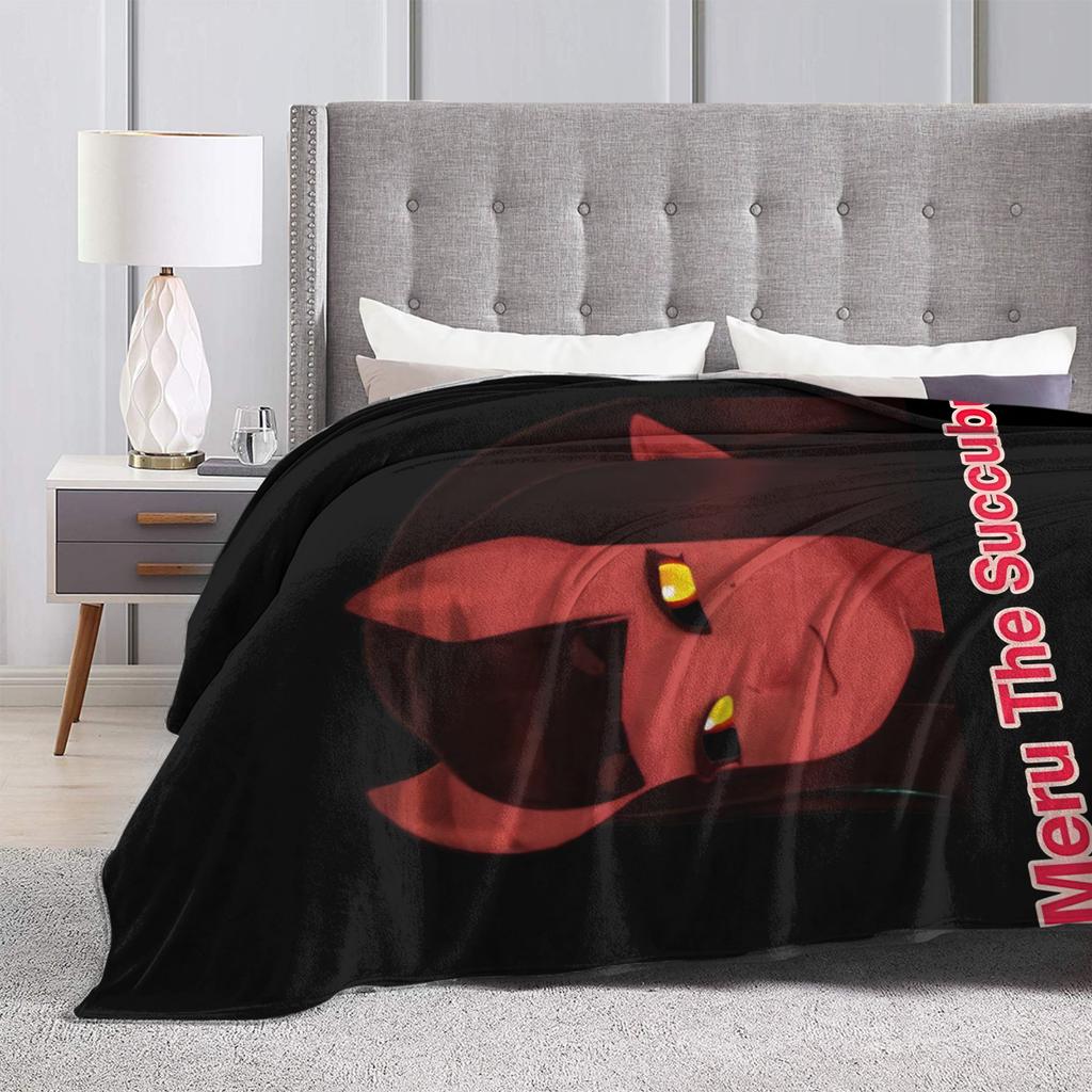 Anime Meru Warm Soft Blanket  Camping Plush Throw Blanket Street Trend Couch Chair Flannel Bedspread Sofa Bed Cover