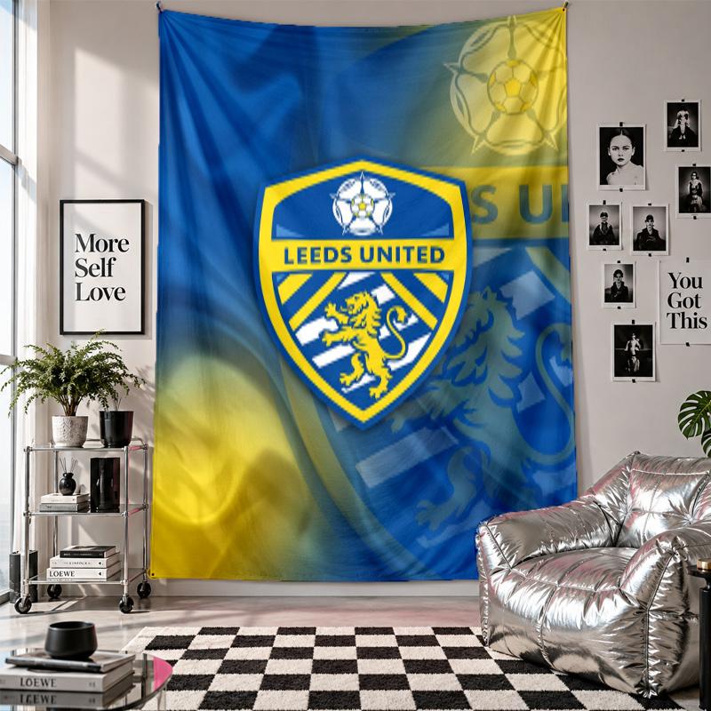 Leeds United Wall Tapestry Home Decor Wall Hanging Cloth for Bedroom Living Room Background