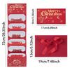 Christmas Themed Cash Envelope with 6 Slots Holiday Gift Cards Money Holder Money Organiser For Gifts Exchanges