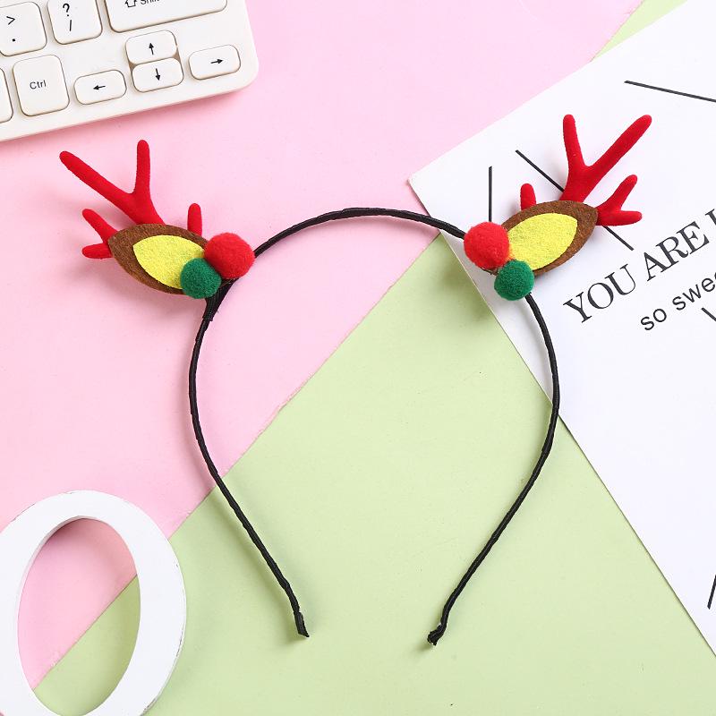 Christmas Reindeer Antler Headband - Festive Hair Accessory for Women & Children