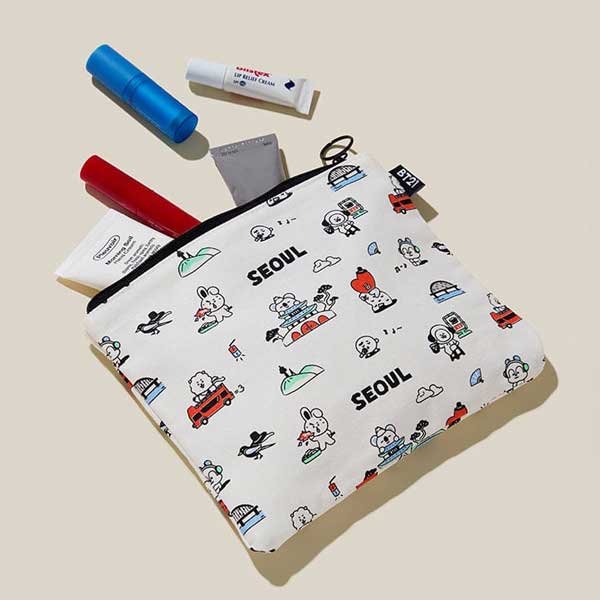 Официальная косметичка BT21 SEOUL EDITION 2-й серии - Коллекция Traditional K-Heritage