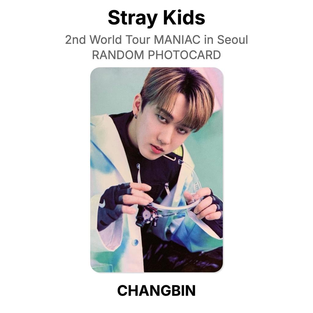 Stray Kids 2nd World Tour MANIAC In Seoul RANDOM PHOTOCARD Official Photocard