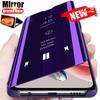 Mirror Flip Phone Case For Xiaomi Redmi Note 12 11 12s 10s 10 9 8 Pro 10C 12C Funda Cover For Redmi Note 12 Turbo Pro Plus Cases