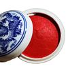 Four Treasures of Study: Large Chinese Painting & Calligraphy Red Seal Ceramic Ink Pad for Beginners