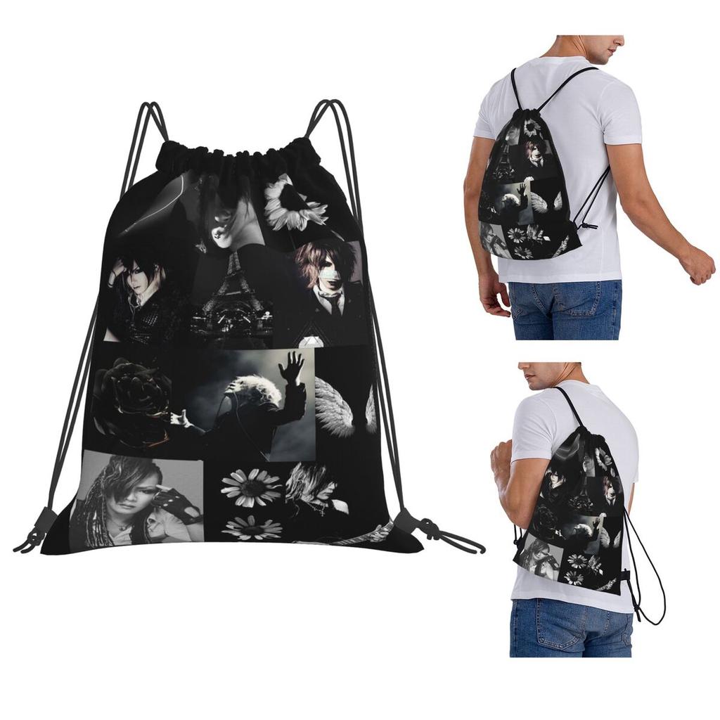 The Gazette Backpacks Multi-function Drawstring Bags Storage Bag Book Bags for Man Woman Students