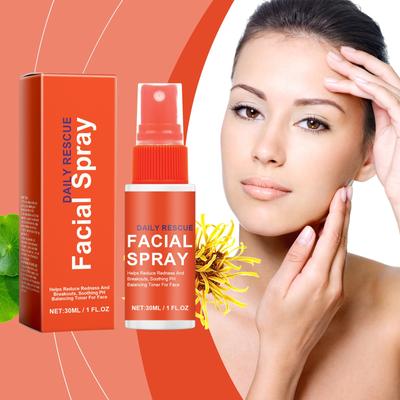 Daily Rescue Facial Spray for Sensitive Skin, Hypochlorous  Spray Helps Reduce Redness and Breakouts, Soothing Balancing Toner for Face(30ml