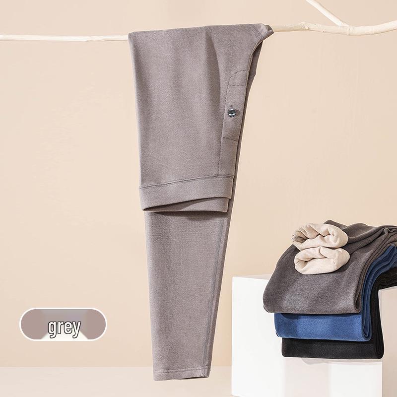 10A Anti-bacterial Anti-mite High Waist Wool Pants - Women's and Men's Autumn Winter Warm Base Layer