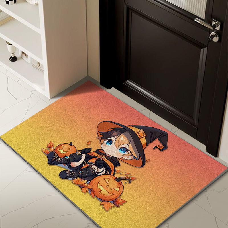 

Главная Шелковое кольцо Нескользящий коврик Главная Креативный Хэллоуин Тыква Дверь Пылезащитный коврик Коврик Коврик Коврик Коврик Коврик Коврик 60 * 90cm silk circle