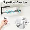 Modern Dampening System Under Shelf Kitchen Organizers For Paper Towels Aluminum Foils Rolls Rustproof Nonrust Steel Wall Mounted Dispenser